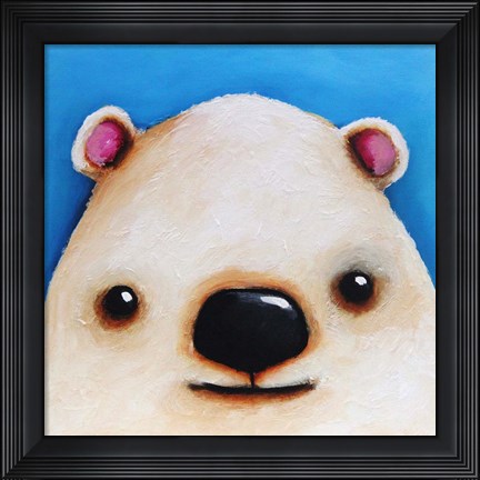 Framed Polar Bear Print