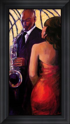 Framed Sax Seduction Print