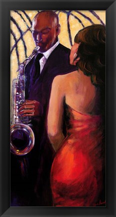 Framed Sax Seduction Print