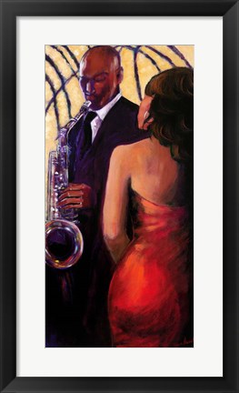 Framed Sax Seduction Print