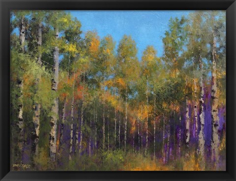 Framed Aspen Autumn Print