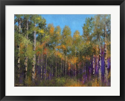 Framed Aspen Autumn Print