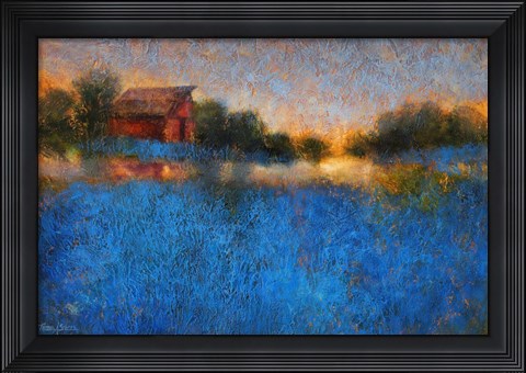 Framed Glowing Horizon Print