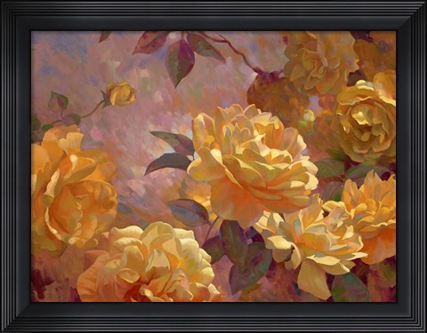 Framed Golden Glow Print