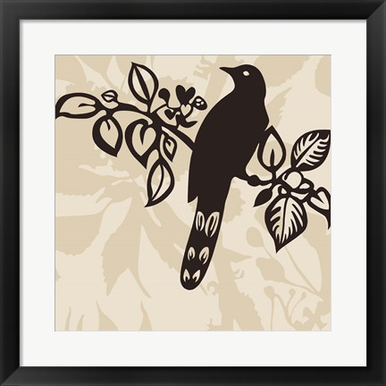 Framed Song Bird 1 Print