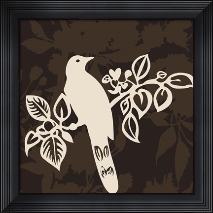 Framed Song Bird 2 Print