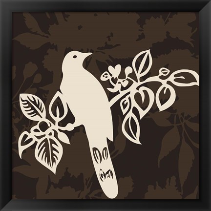 Framed Song Bird 2 Print