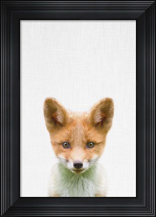 Framed Baby Fox Print
