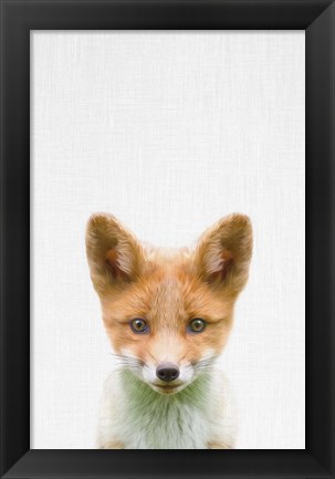 Framed Baby Fox Print