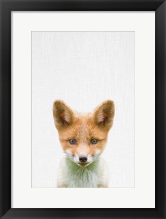 Framed Baby Fox Print