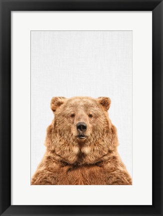 Framed Bear Print