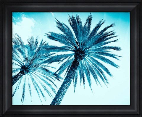 Framed Chic Palms Print