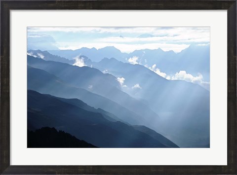 Framed Himalayan Mountains Print