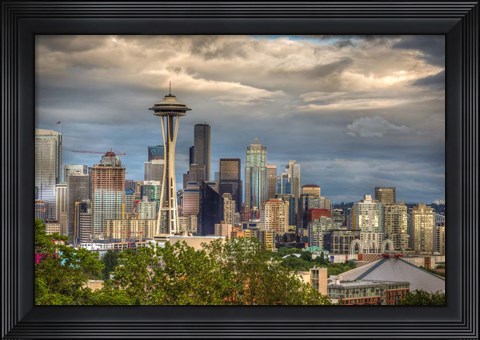 Framed Seattle Print