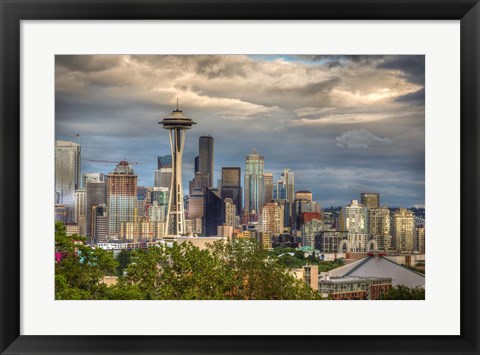 Framed Seattle Print