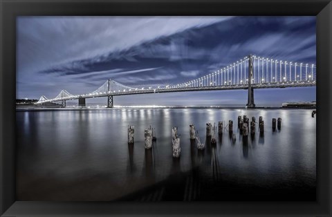 Framed Bay Lights Print