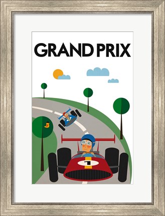Framed Grand Prix Print