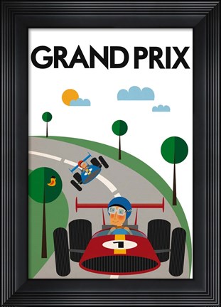 Framed Grand Prix Print