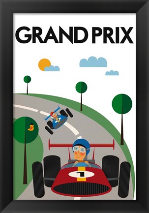 Framed Grand Prix Print