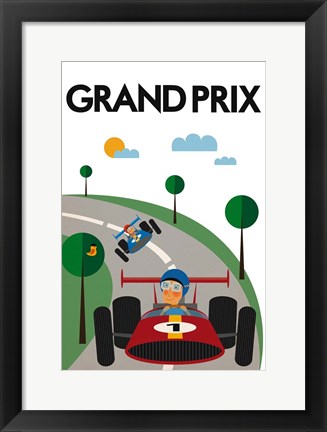 Framed Grand Prix Print