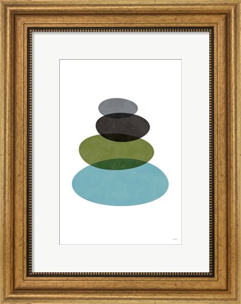 Framed Modern Stones Print