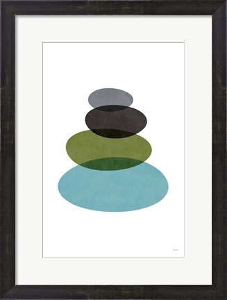 Framed Modern Stones Print