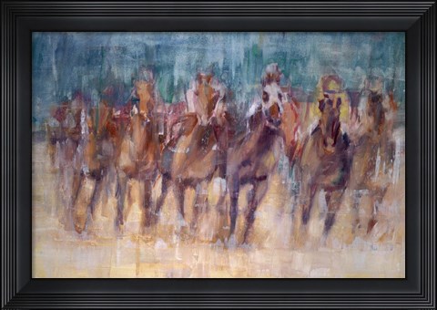Framed Final Sprint Print