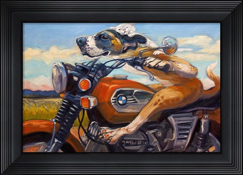 Framed Fast and Furriest Print