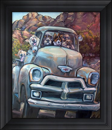 Framed Go Time Print