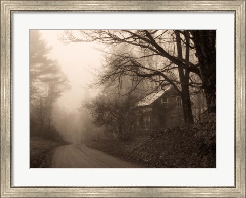 Framed Parish Hill Road Print