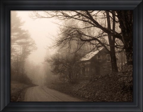 Framed Parish Hill Road Print