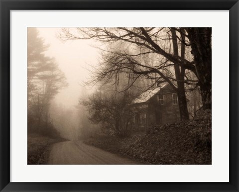 Framed Parish Hill Road Print