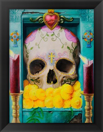 Framed Calavera Print