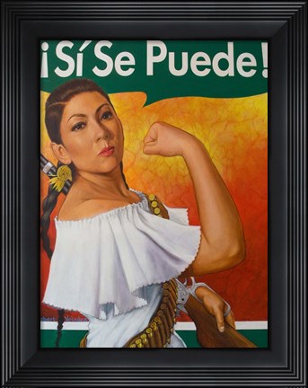 Framed Rosita (Si Se Puede!) Print