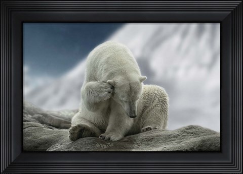 Framed Itching Ear Print