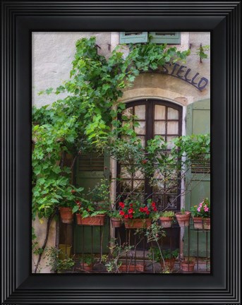 Framed Moustiers Sainte Marie Print