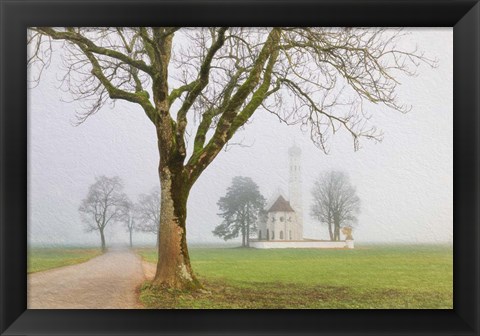 Framed Pilgrimage Church of St. Coloman Print