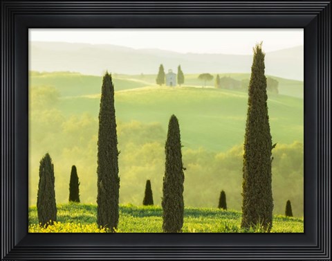 Framed Tuscan Temple Print