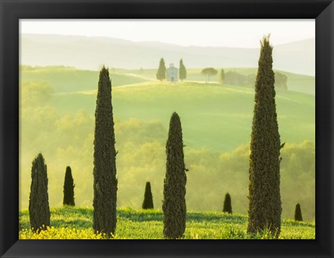 Framed Tuscan Temple Print