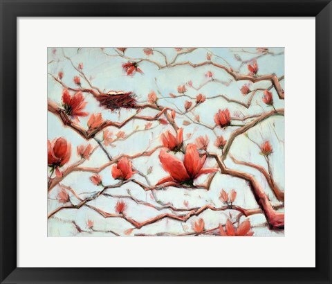 Framed Possibilities in Full Bloom Print