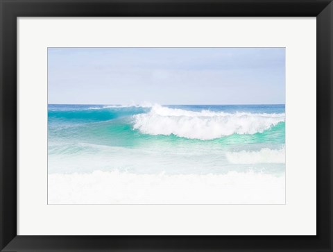 Framed Blue Green Print