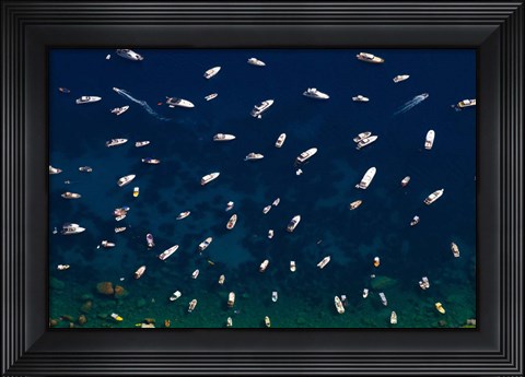 Framed Boat Conference - Amalfi Coast Print
