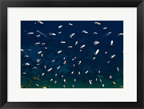 Framed Boat Conference - Amalfi Coast Print