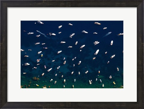 Framed Boat Conference - Amalfi Coast Print