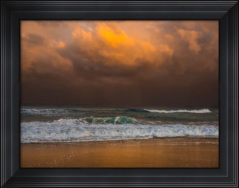 Framed Shoreline Gold Print