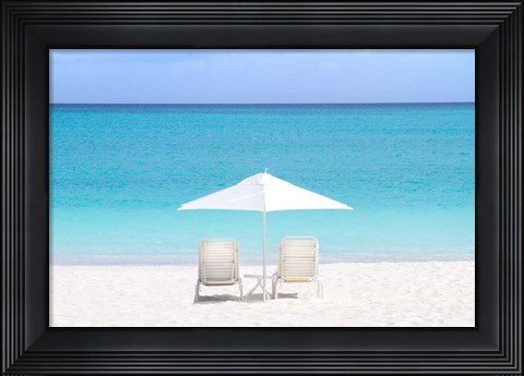 Framed Turks and Caicos Island Print
