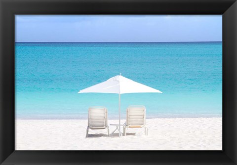 Framed Turks and Caicos Island Print