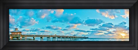 Framed Sunrise on Juno Beach Print