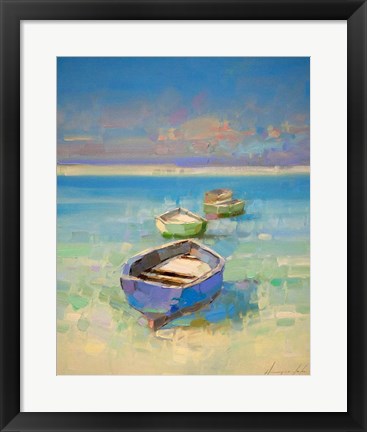 Framed Caribbean Beach Print