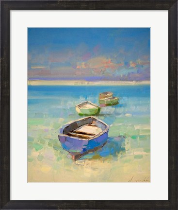 Framed Caribbean Beach Print